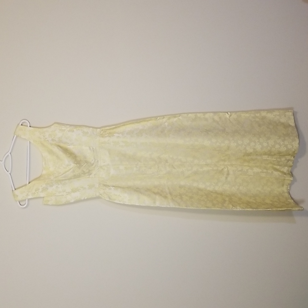 Vintage 1960's Handmade Elegant Satin Dress